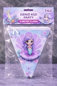 Deniz Kızı Flama Banner 2 m