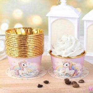Unicorn Cupcake Seti 8’li (Pembe)
