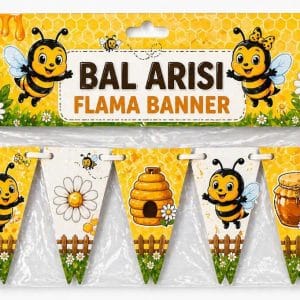 Bal Arısı Flama Banner Seti