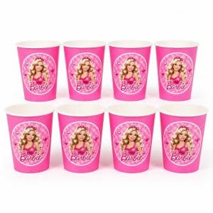 Barbie Karton Bardak 8’li