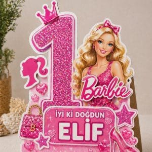 Barbie Karşılama Panosu (Kişiye Özel)