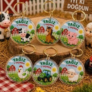 Çiftlik Anahtarlık Seti - Tekli / 4'lü / 6'lı