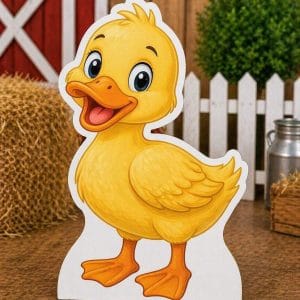 Çiftlik Ördek Ayaklı Dekor Pano 30 cm /50cm / 70 cm