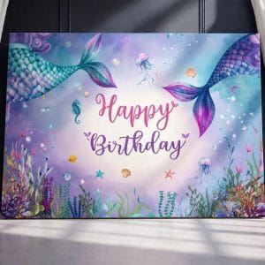 Deniz Kızı Branda Afiş (Happy Birthday)