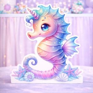 Deniz Kızı Unicorn Dekor