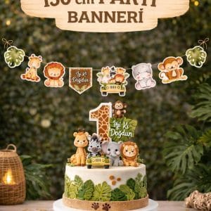 Safari Banner – İyi Ki Doğdun (150 cm)