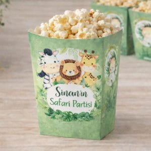 Safari Popcorn Kutusu – 8’li
