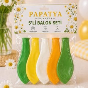 Papatya Balon Seti 5’li
